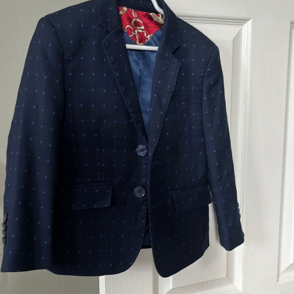 Navy design blazer